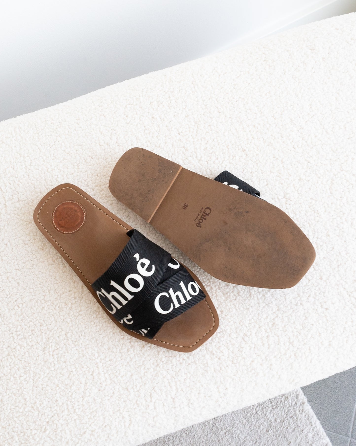 CHLOE Woody Sandals 38