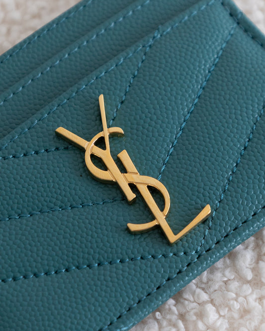 SAINT LAURENT Cassandre Card Holder
