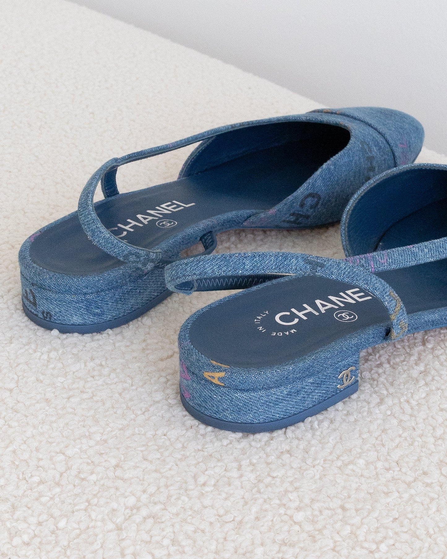 CHANEL SlingBlacks 38