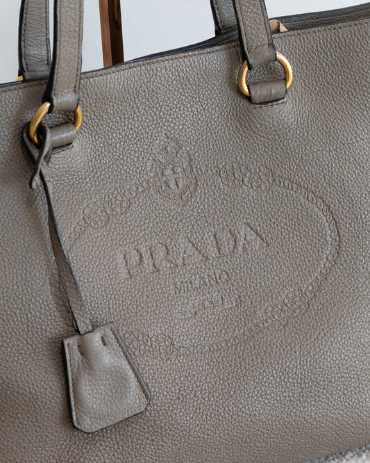 PRADA Logo Shopper