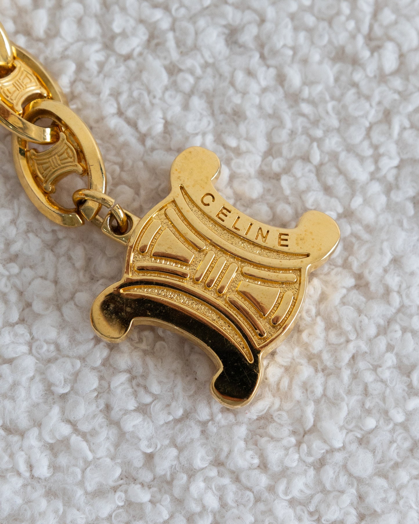 CÉLINE Drop Chain Belt Vintage