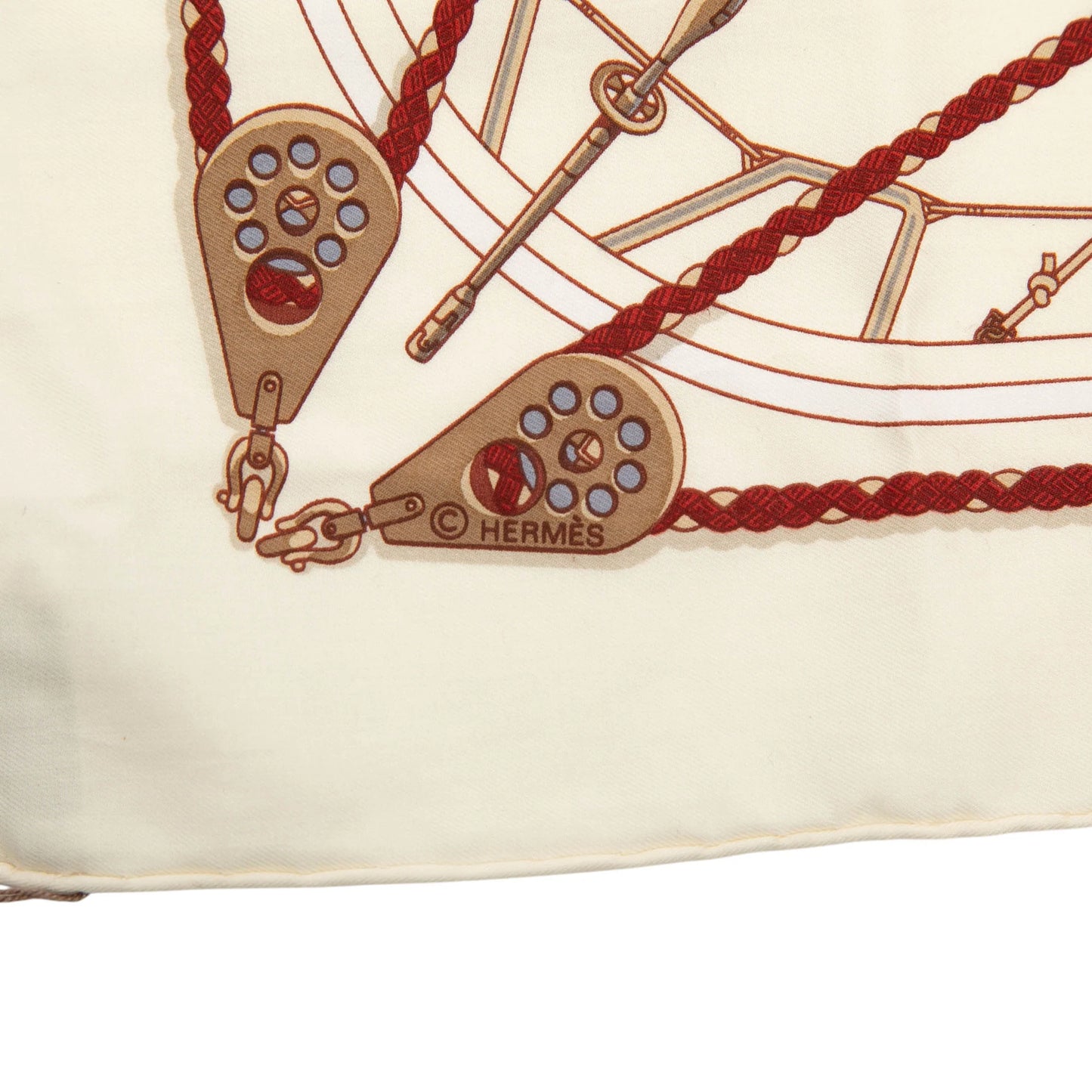 HERMÈS Spinnakers Silk Scarf