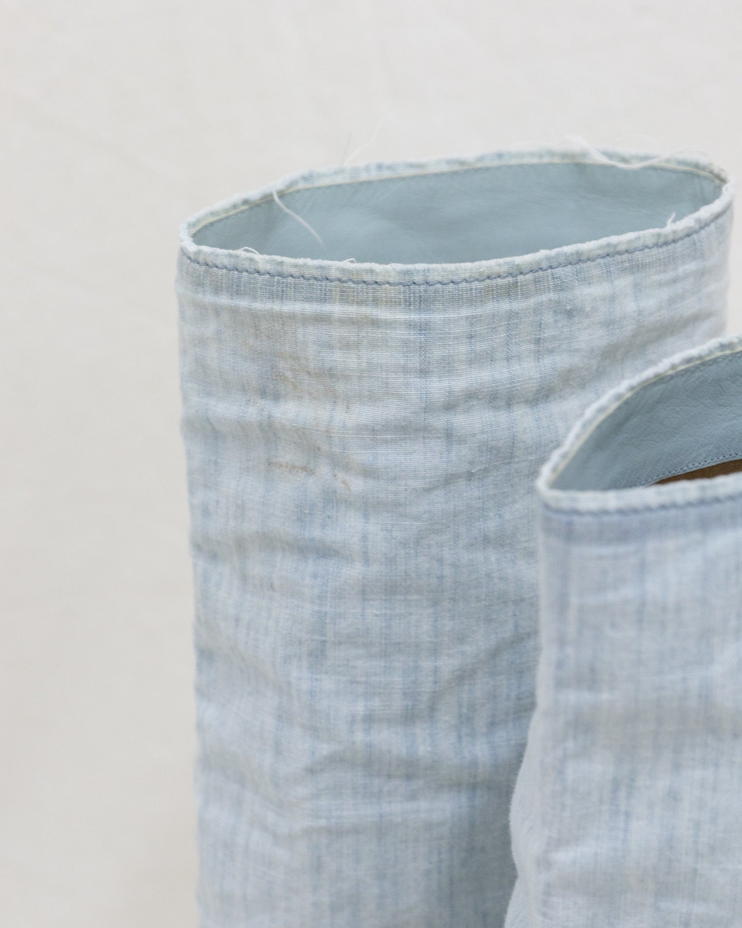 CHANEL Denim Boots 38C - THE VOG CLOSET