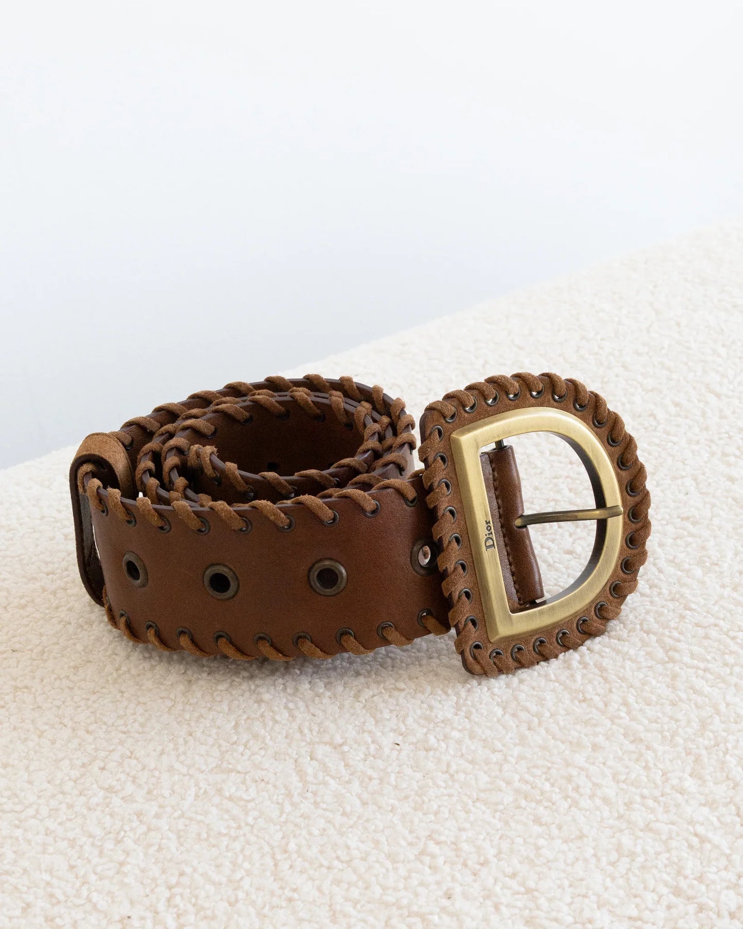 CHRISTIAN DIOR D Belt 85 - THE VOG CLOSET