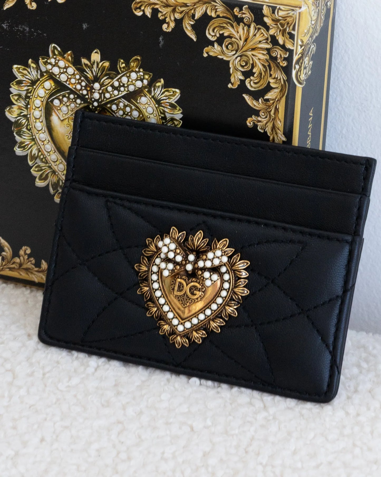 DOLCE GABBANA Devotion Card Holder - THE VOG CLOSET
