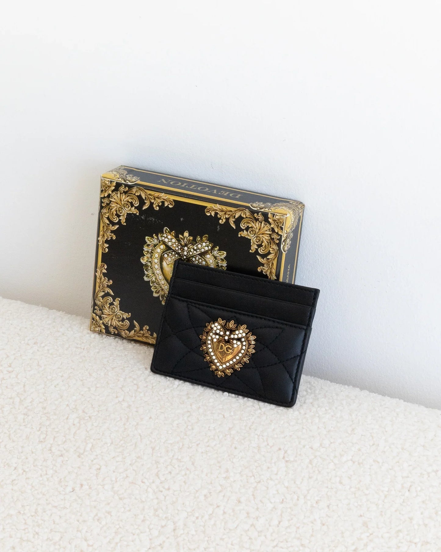 DOLCE GABBANA Devotion Card Holder - THE VOG CLOSET