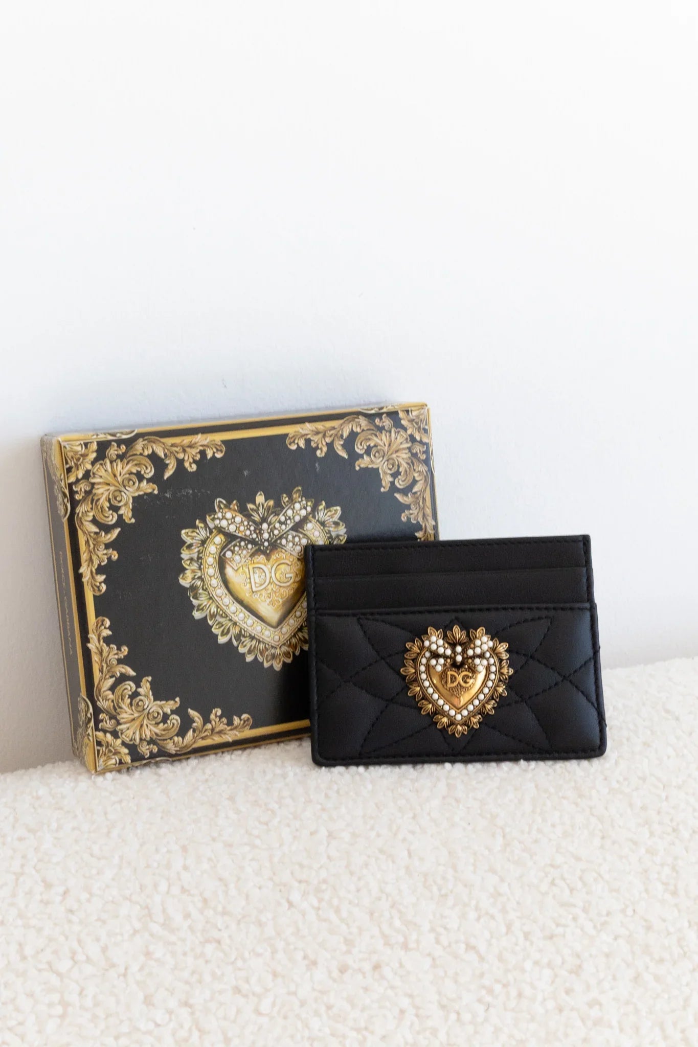 DOLCE GABBANA Devotion Card Holder - THE VOG CLOSET