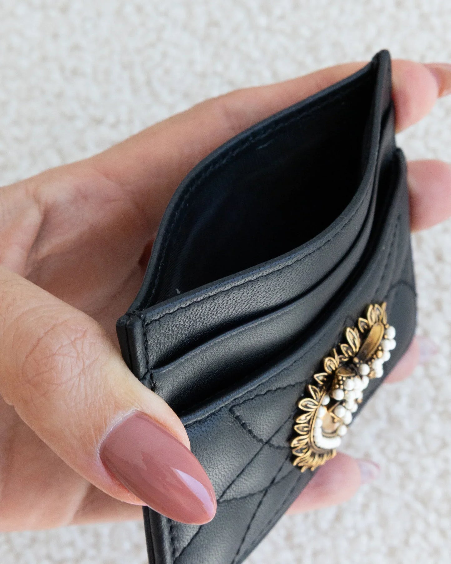 DOLCE GABBANA Devotion Card Holder - THE VOG CLOSET