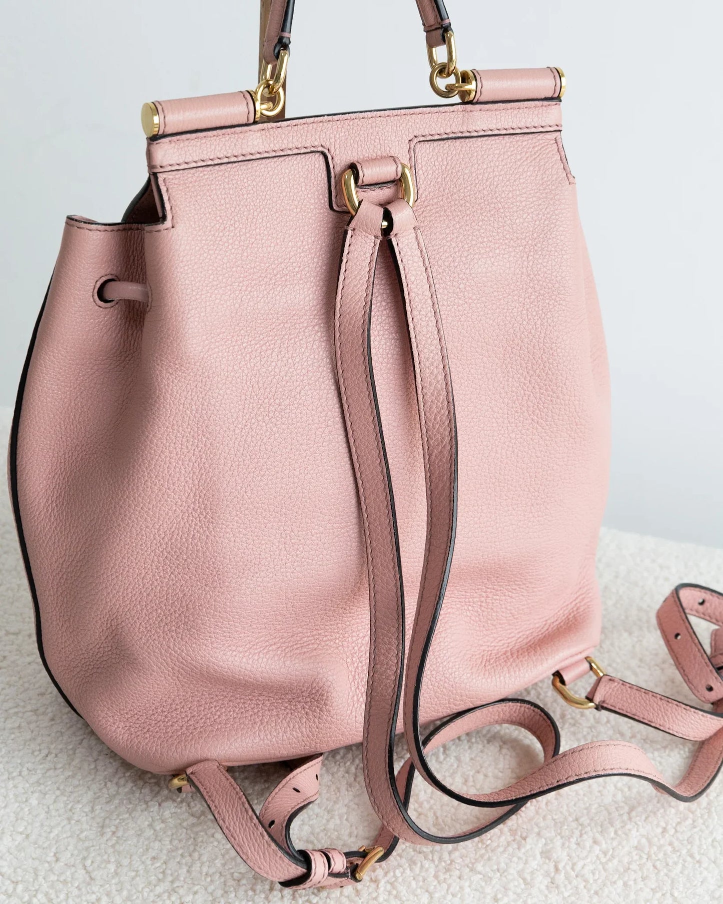 DOLCE GABBANA Sicily Backpack - THE VOG CLOSET