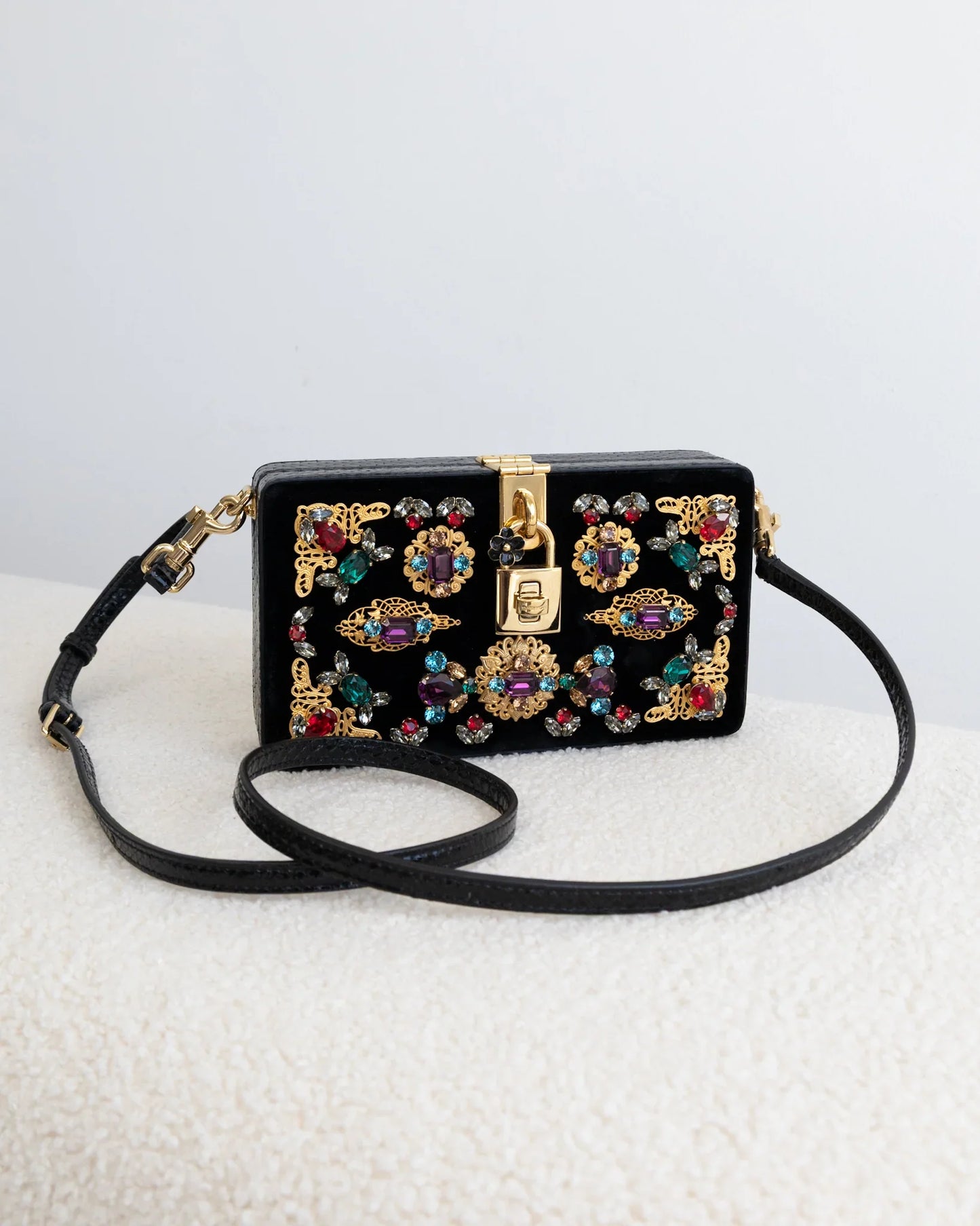 DOLCE GABBANA Trunk Clutch - THE VOG CLOSET
