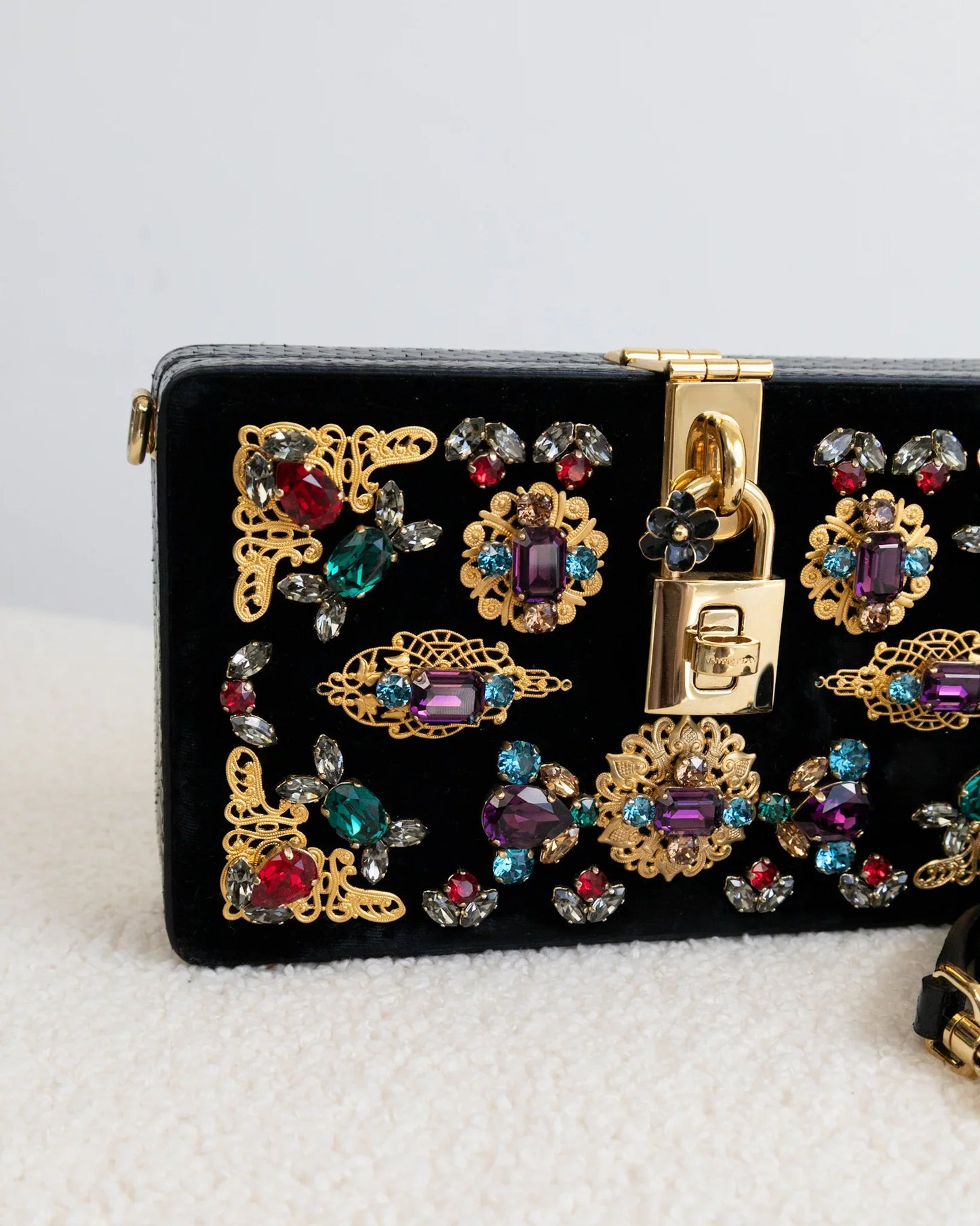 DOLCE GABBANA Trunk Clutch - THE VOG CLOSET