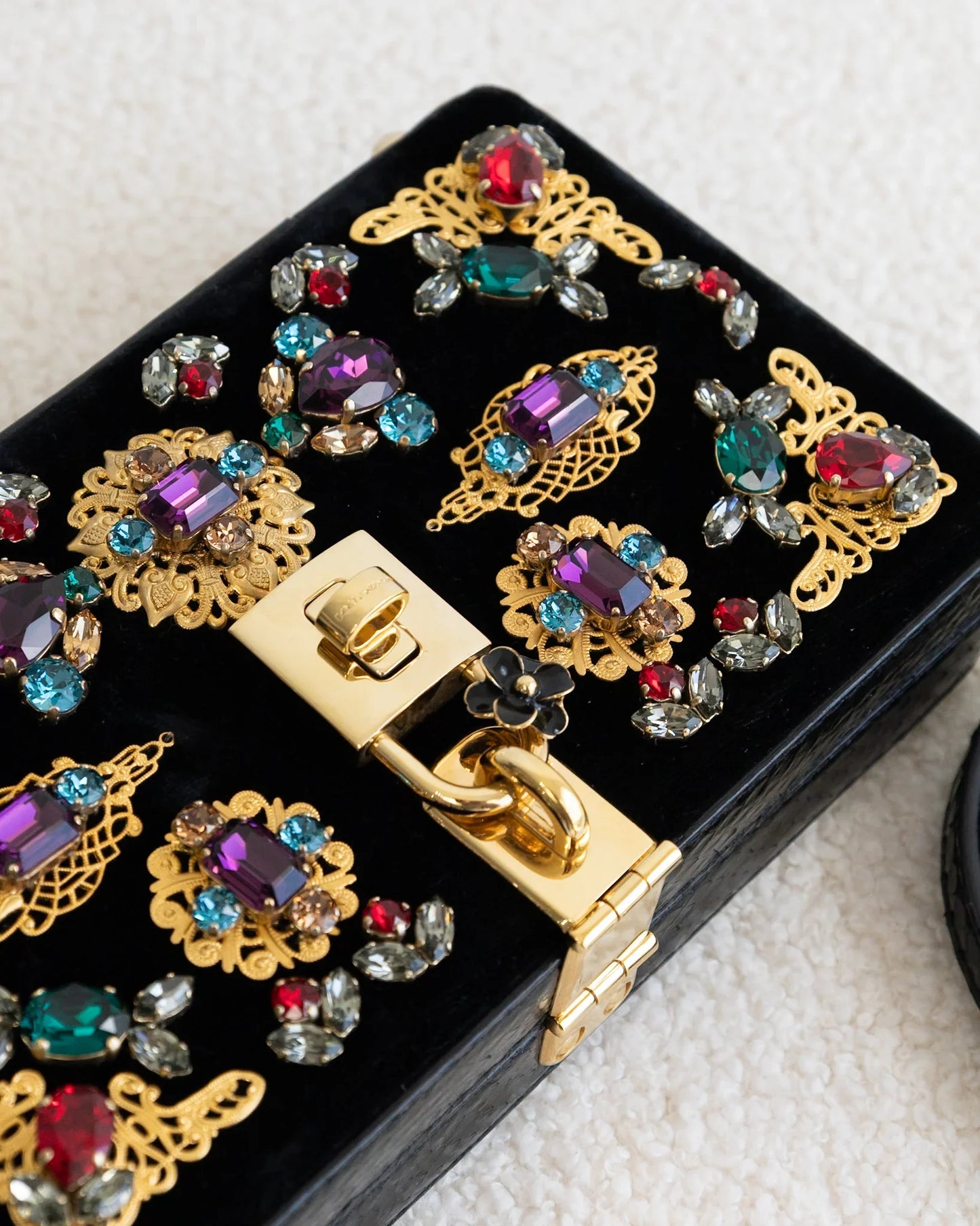 DOLCE GABBANA Trunk Clutch - THE VOG CLOSET