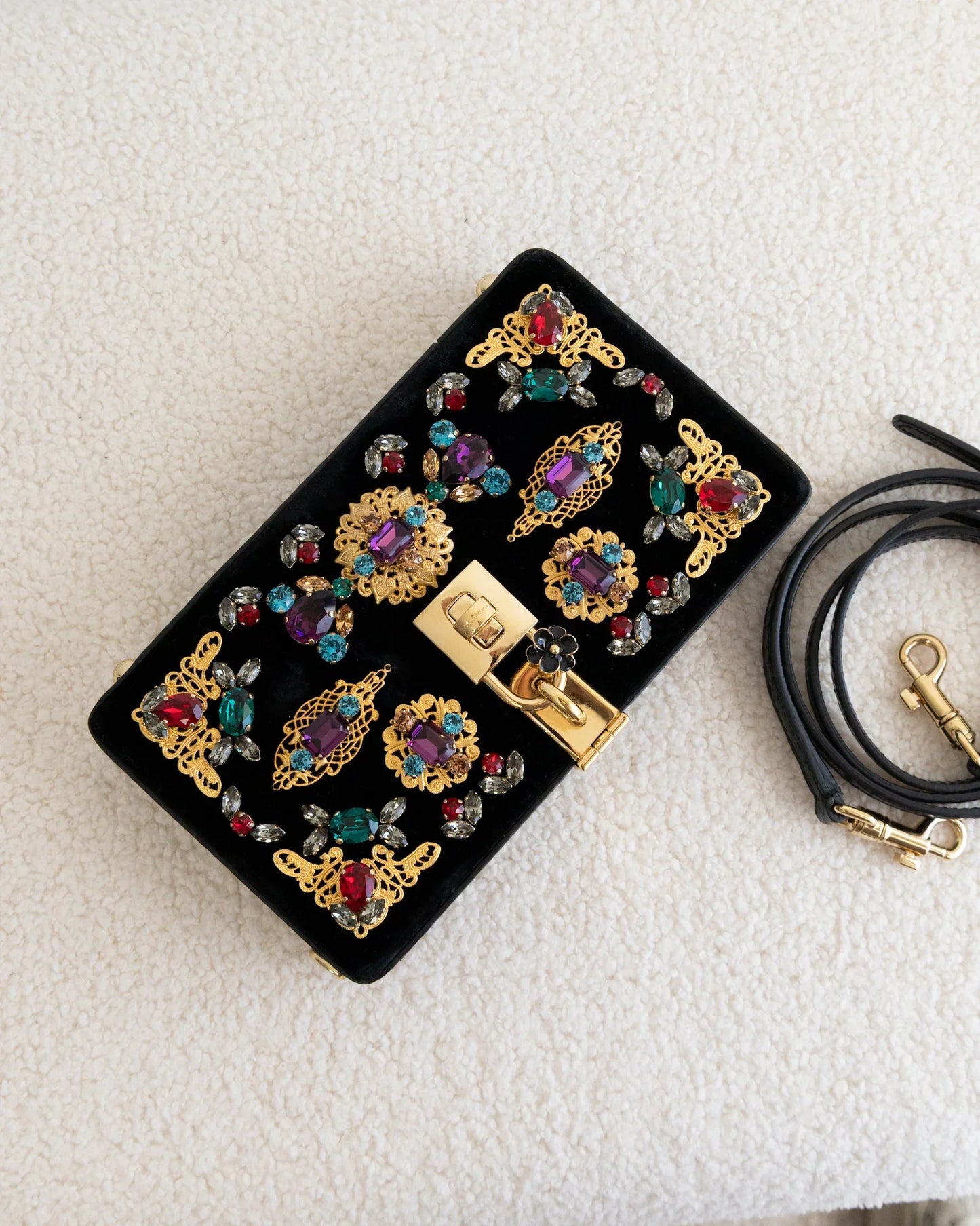 DOLCE GABBANA Trunk Clutch - THE VOG CLOSET