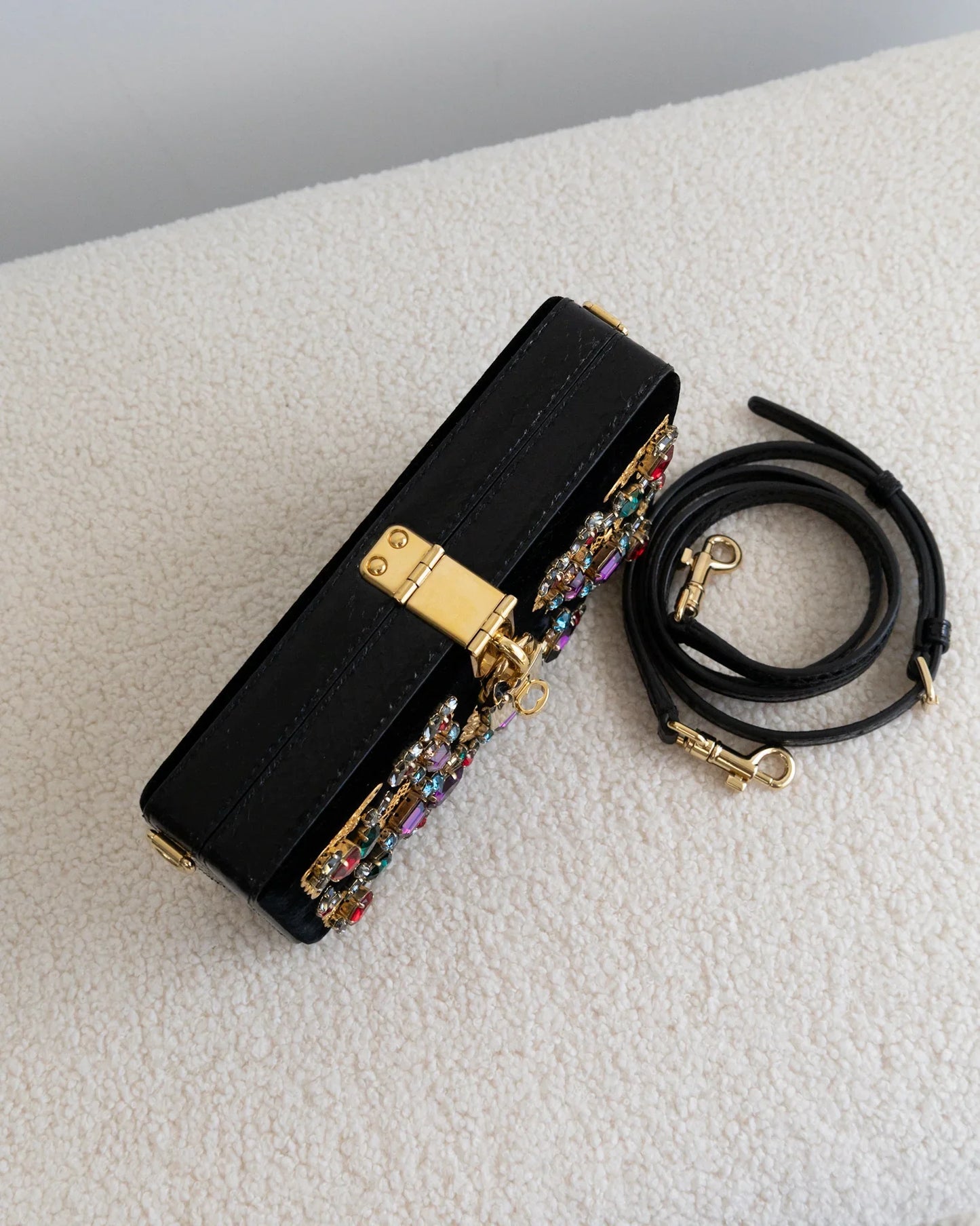 DOLCE GABBANA Trunk Clutch - THE VOG CLOSET