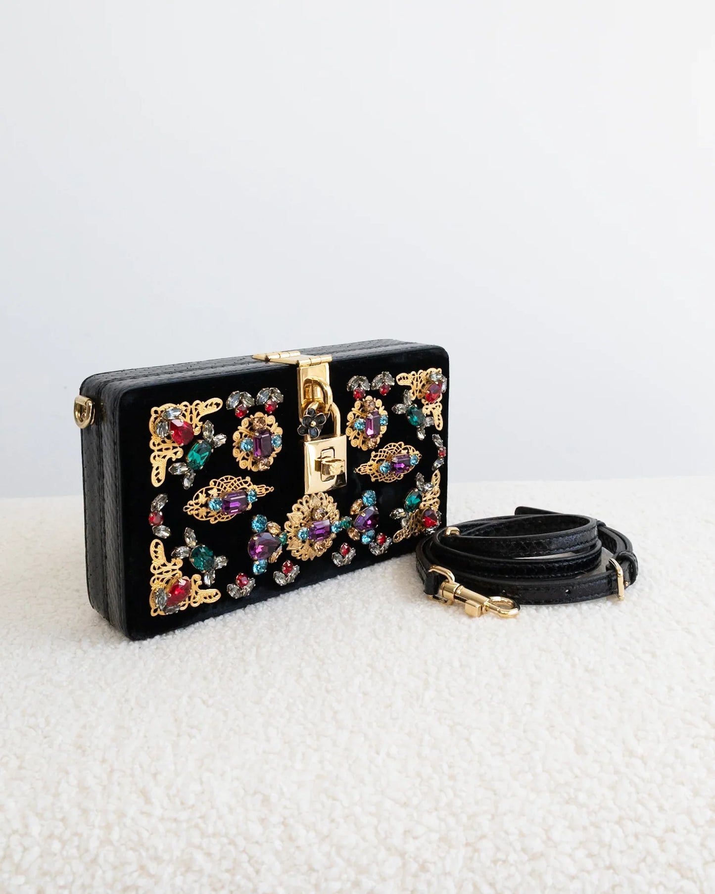 DOLCE GABBANA Trunk Clutch - THE VOG CLOSET