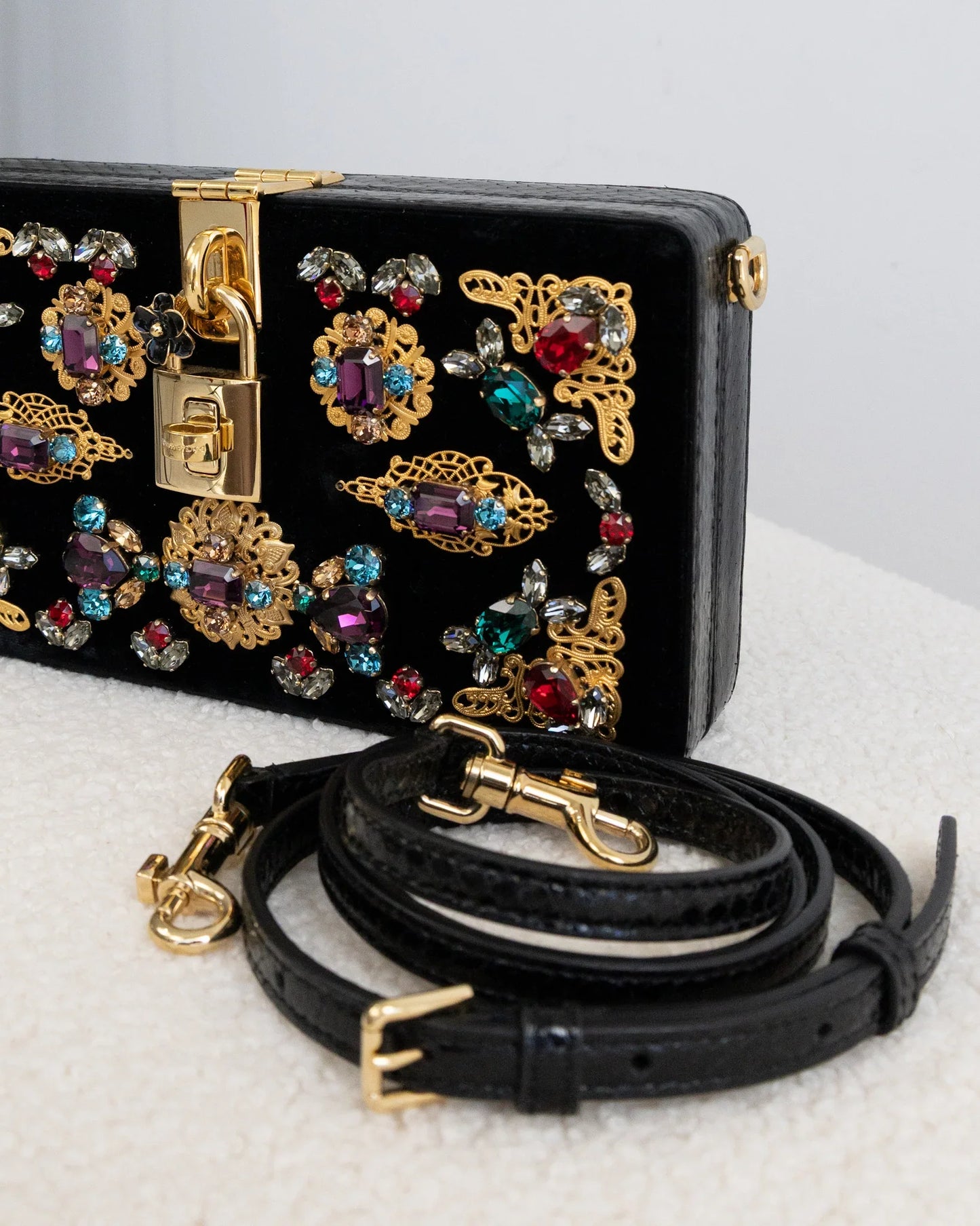 DOLCE GABBANA Trunk Clutch - THE VOG CLOSET