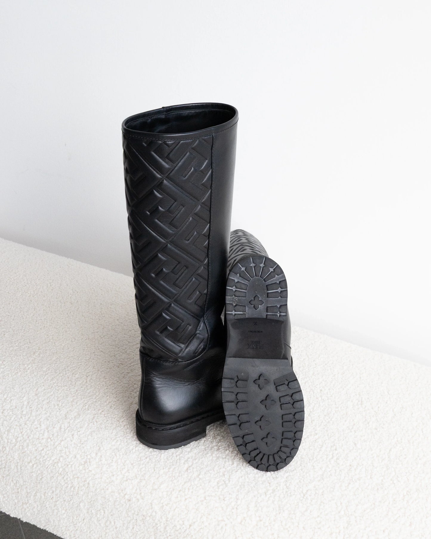 FENDI FF Boots 35 - THE VOG CLOSET