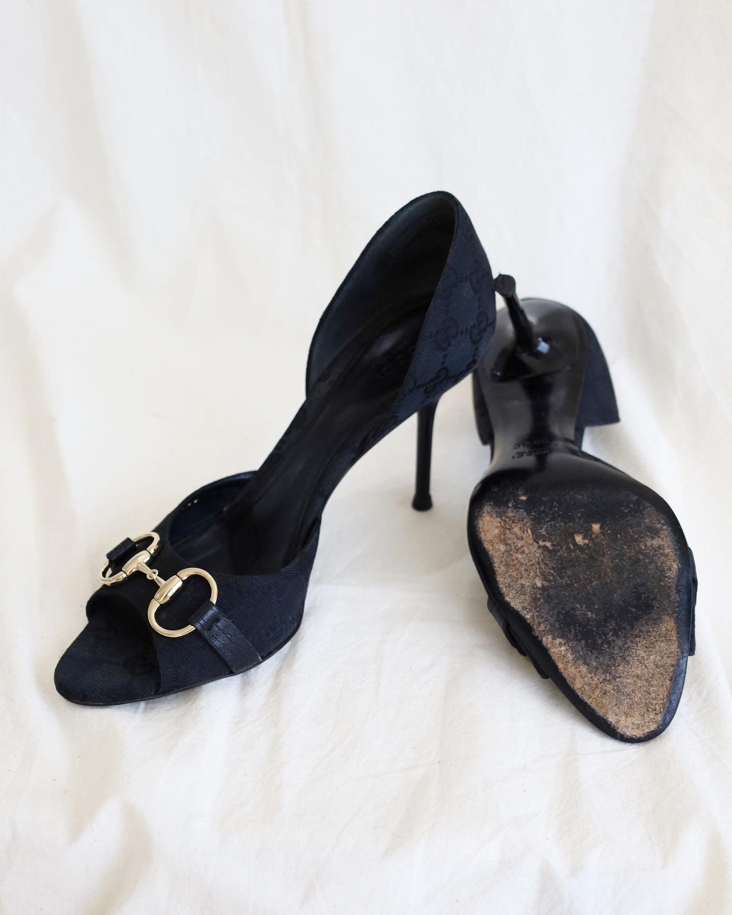 GUCCI Peep Toe 39,5 - THE VOG CLOSET