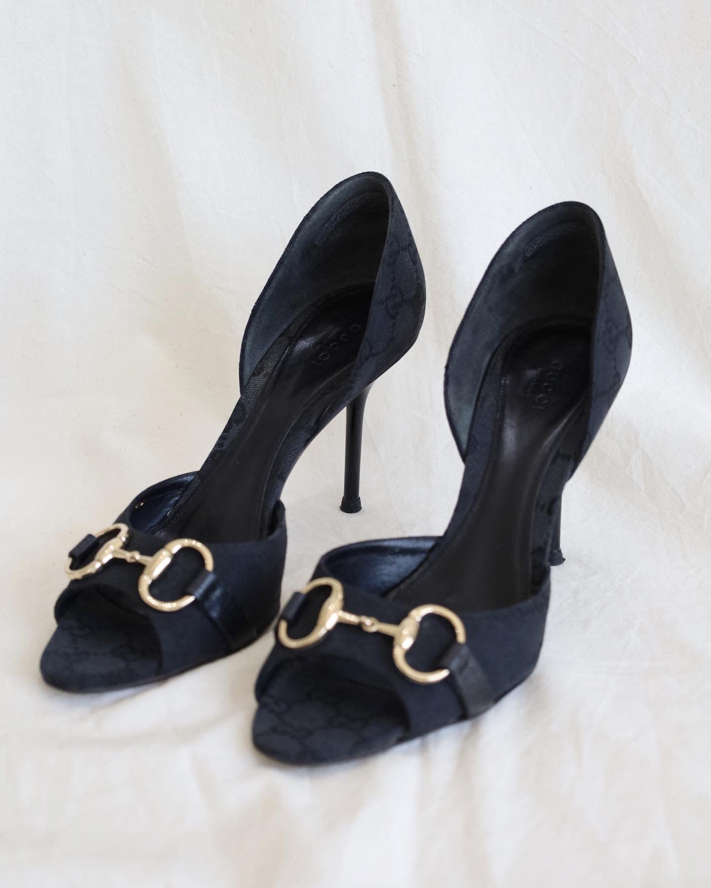 GUCCI Peep Toe 39,5 - THE VOG CLOSET