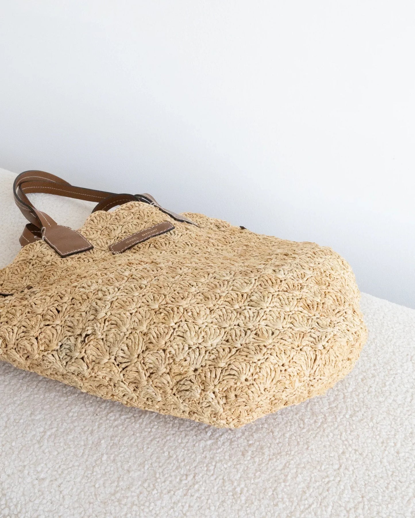 ISABEL MARANT Raffia Tote - THE VOG CLOSET