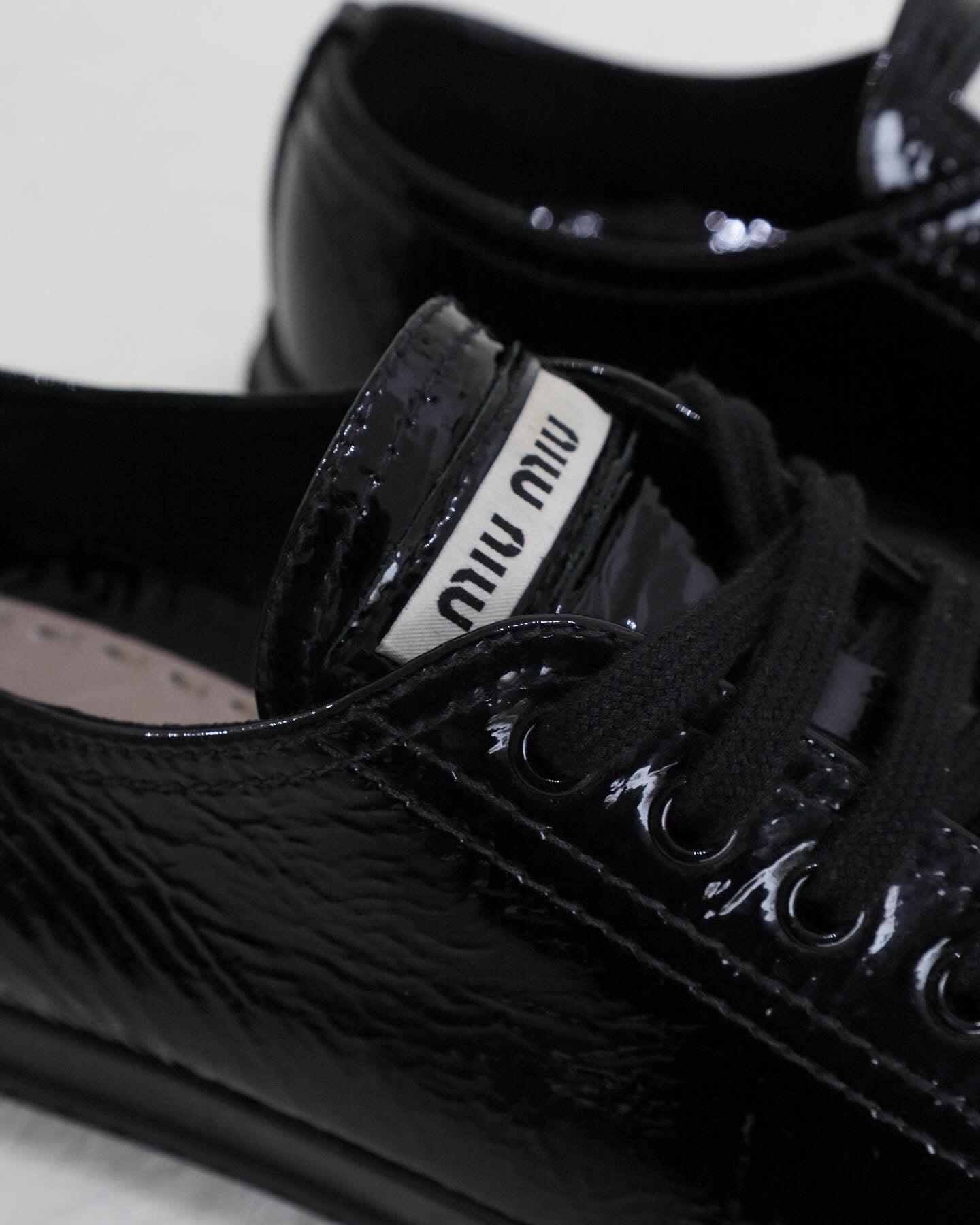 MIU MIU Crystal Sneakers 36,5 - THE VOG CLOSET