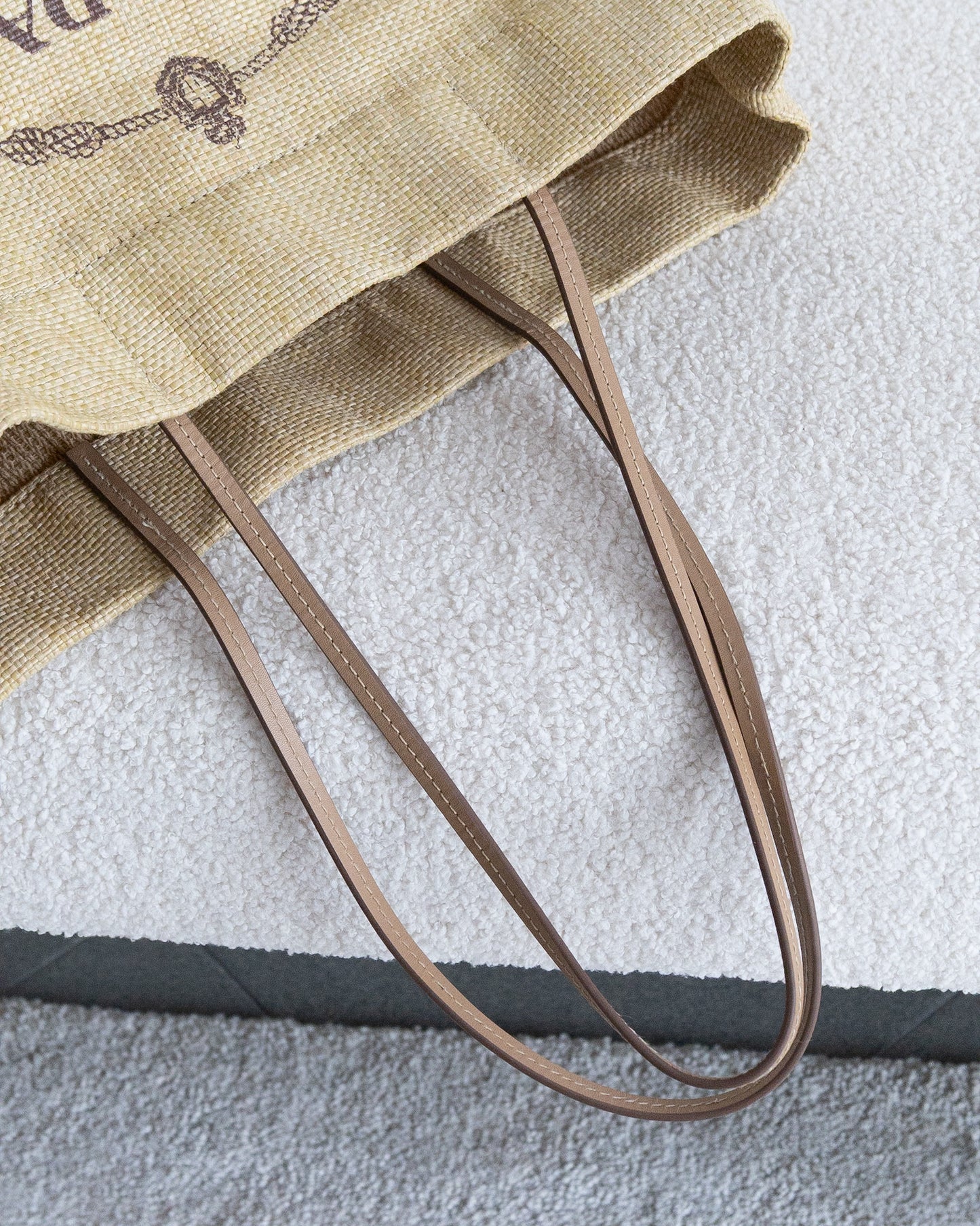 PRADA Raffia Tote