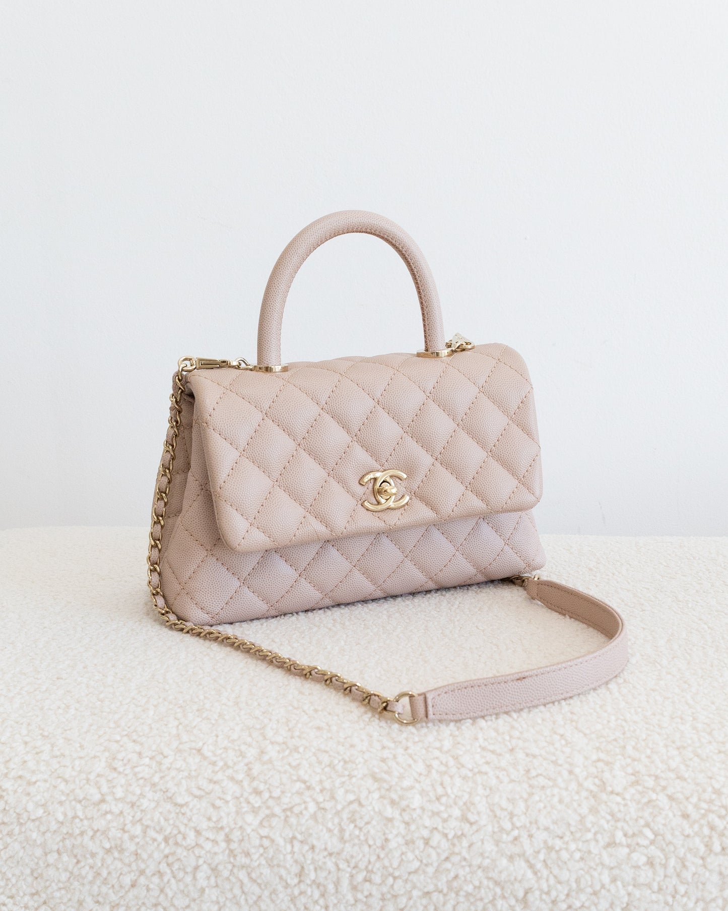 CHANEL Coco Top Handle Small