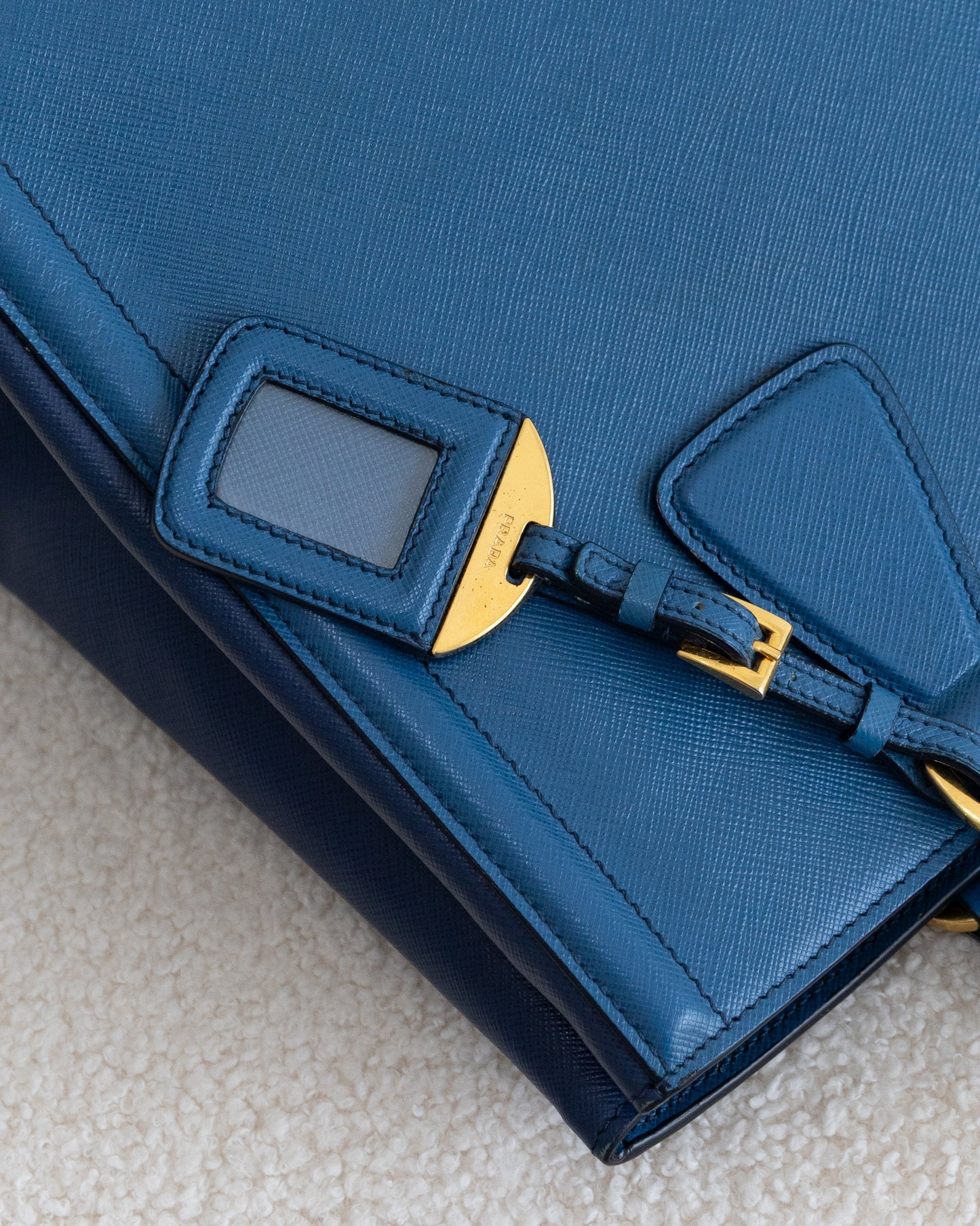 PRADA Bicolor Saffiano Lux
