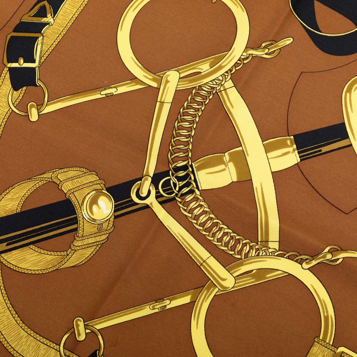 HERMÈS Eperon D'Or Silk 90
