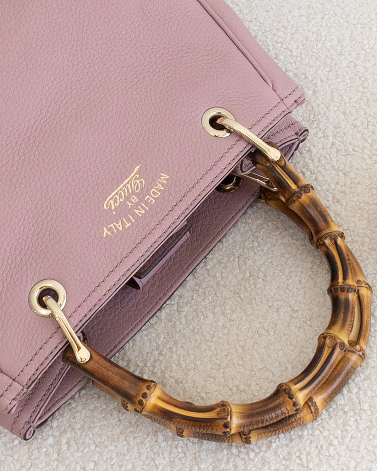GUCCI Bamboo Shopper Small