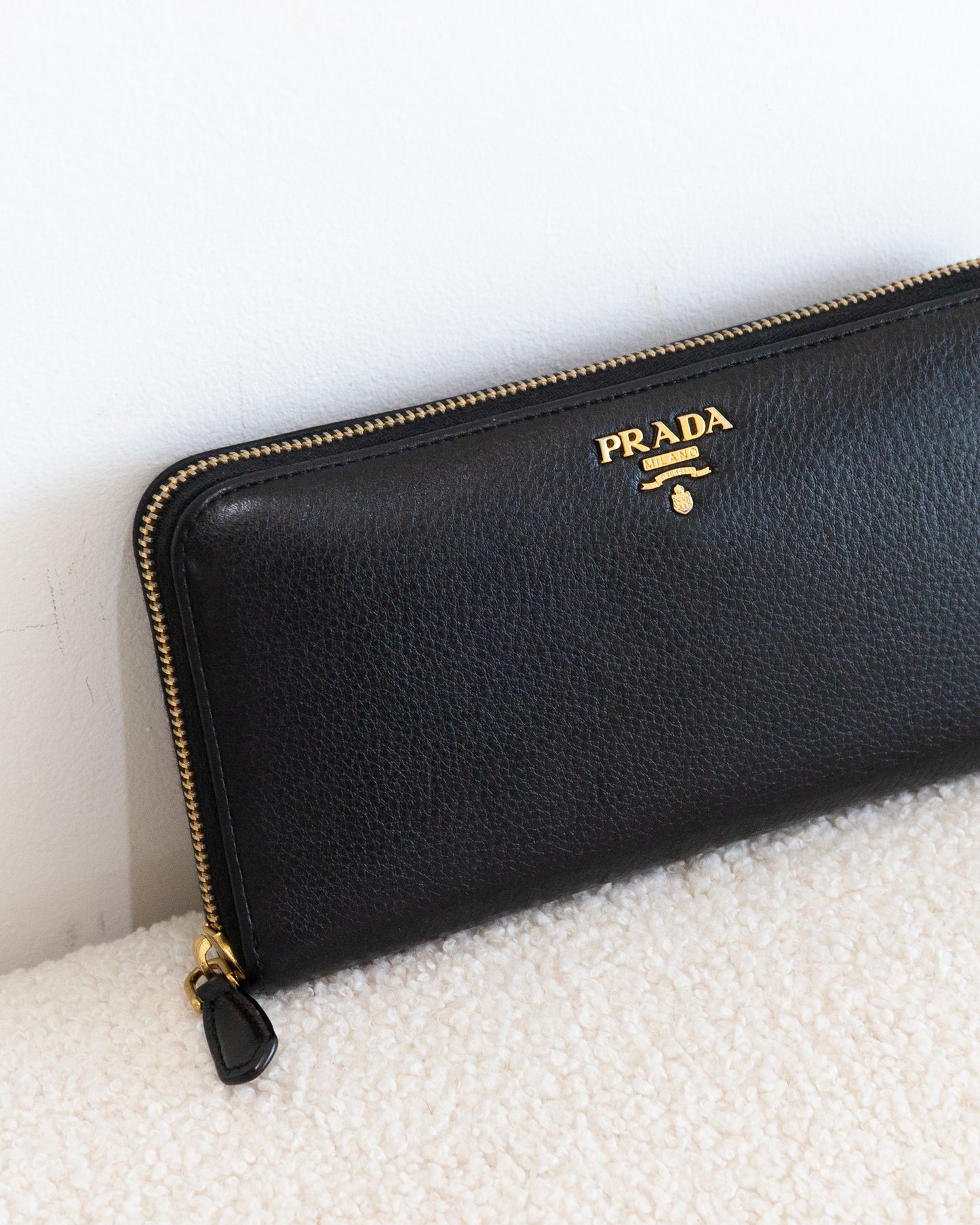 PRADA Long Zip Wallet