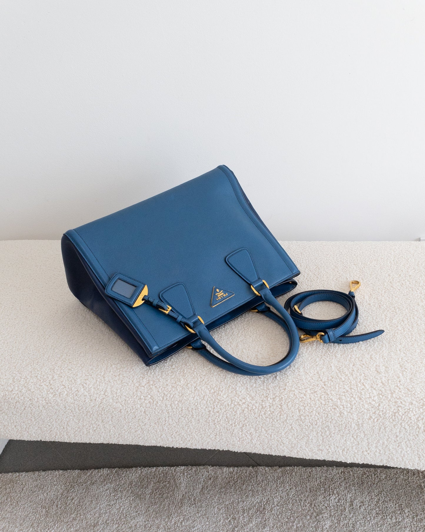 PRADA Bicolor Saffiano Lux