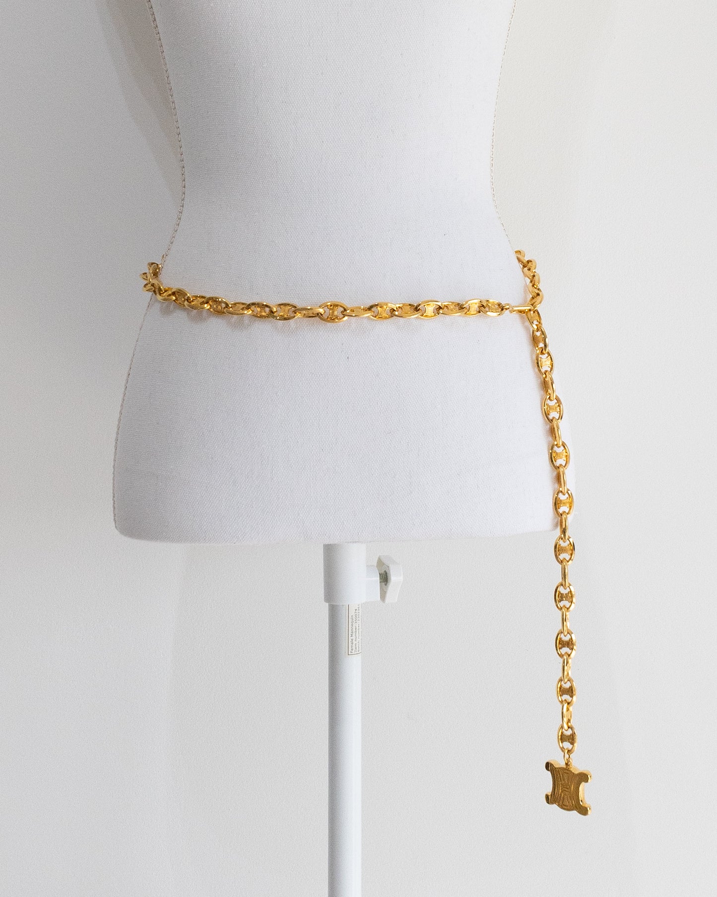 CÉLINE Drop Chain Belt Vintage