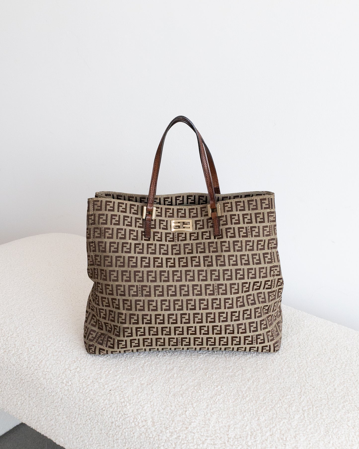 FENDI Zucchino Tote FF