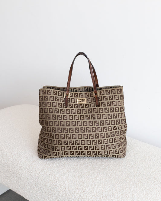 FENDI Zucchino Tote FF