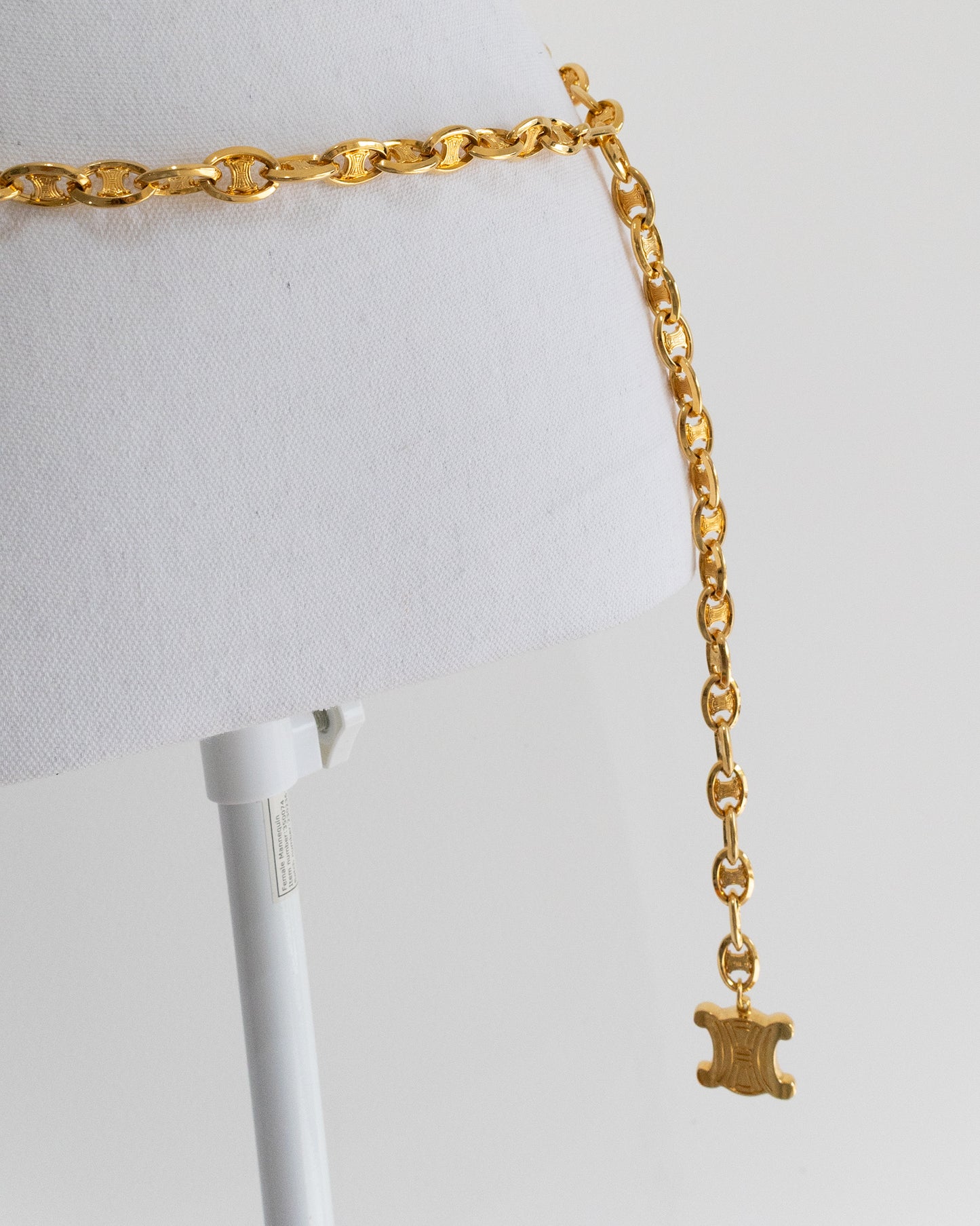 CÉLINE Drop Chain Belt Vintage
