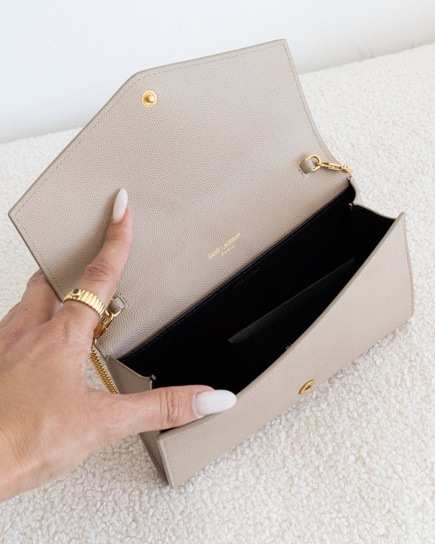 SAINT LAURENT Up Town Chain Wallet