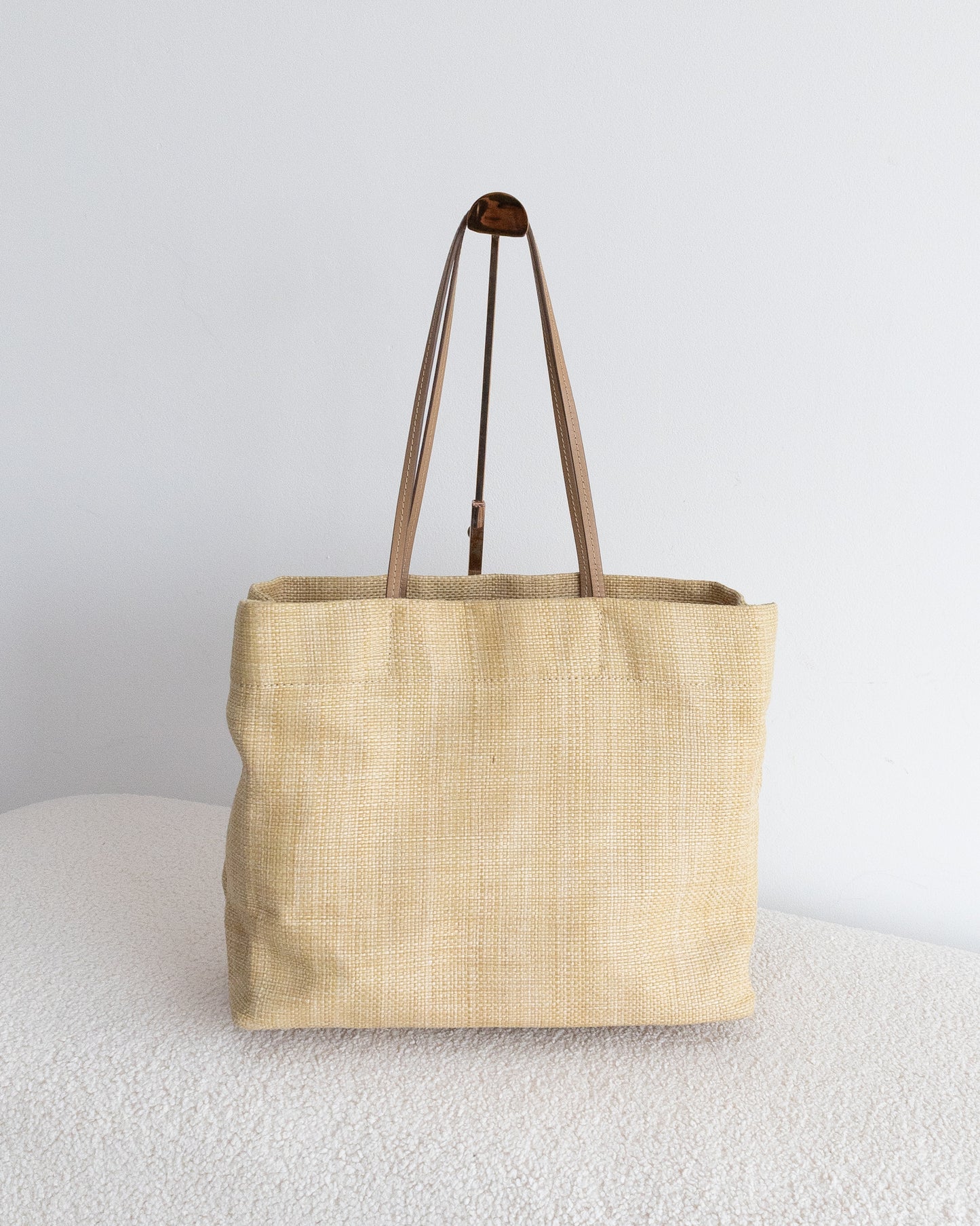 PRADA Raffia Tote