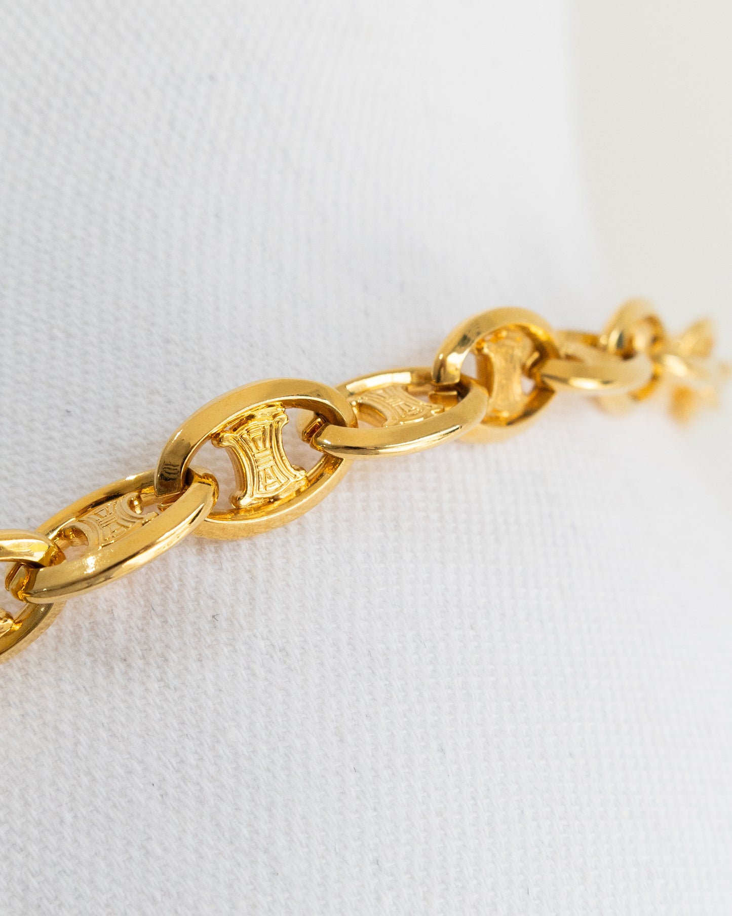 CÉLINE Drop Chain Belt Vintage