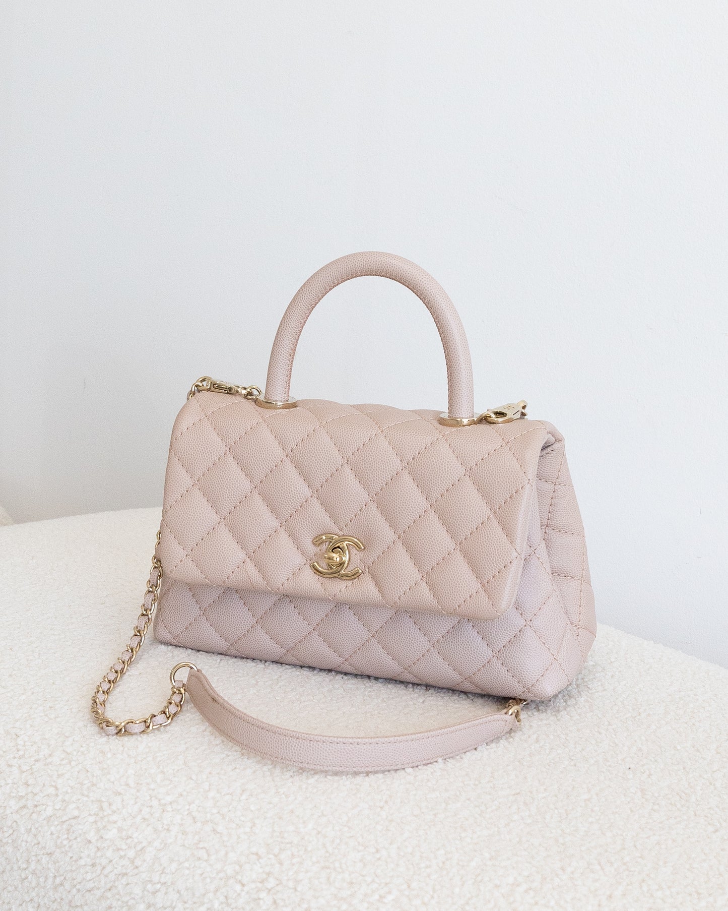 CHANEL Coco Top Handle Small