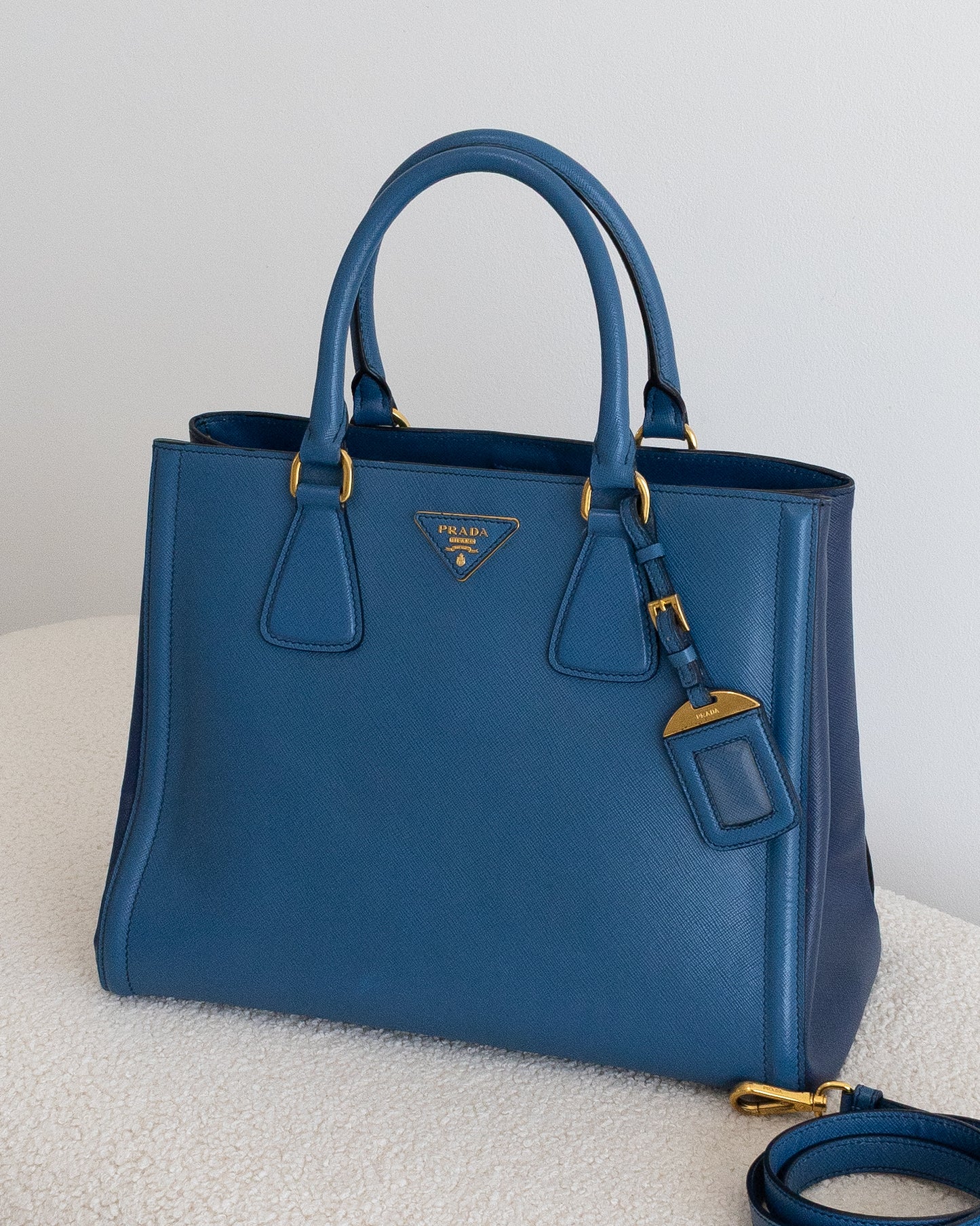 PRADA Bicolor Saffiano Lux