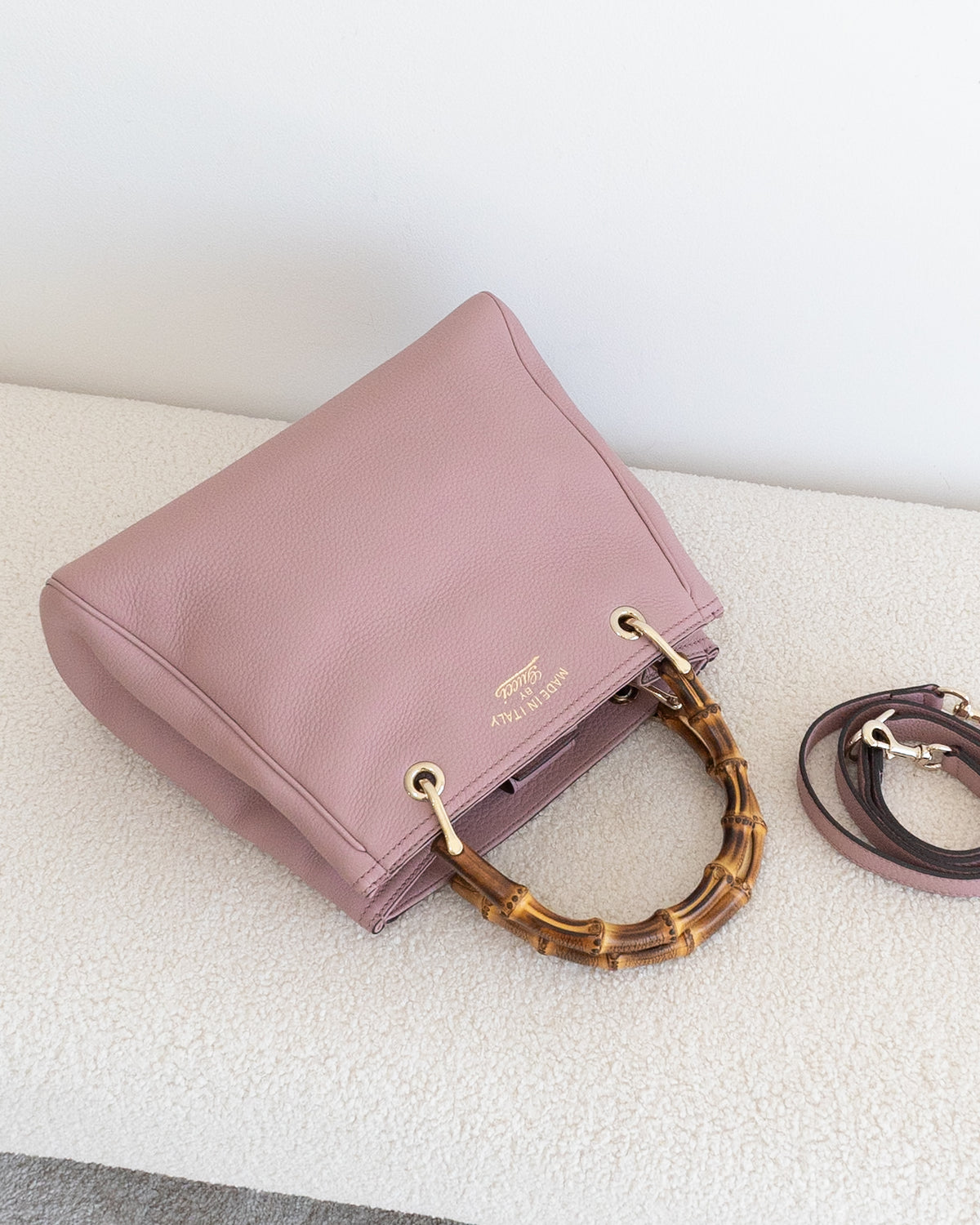 GUCCI Bamboo Shopper Small