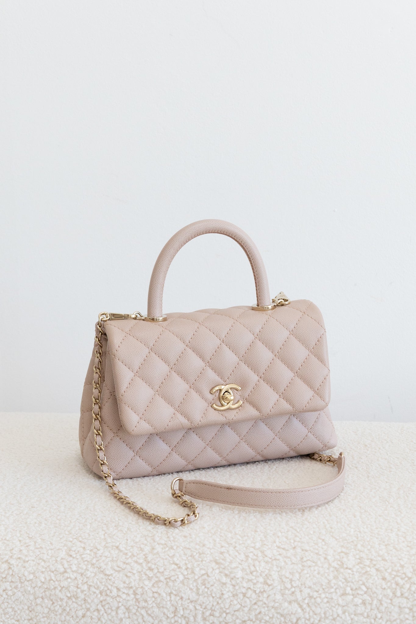 CHANEL Coco Top Handle Small