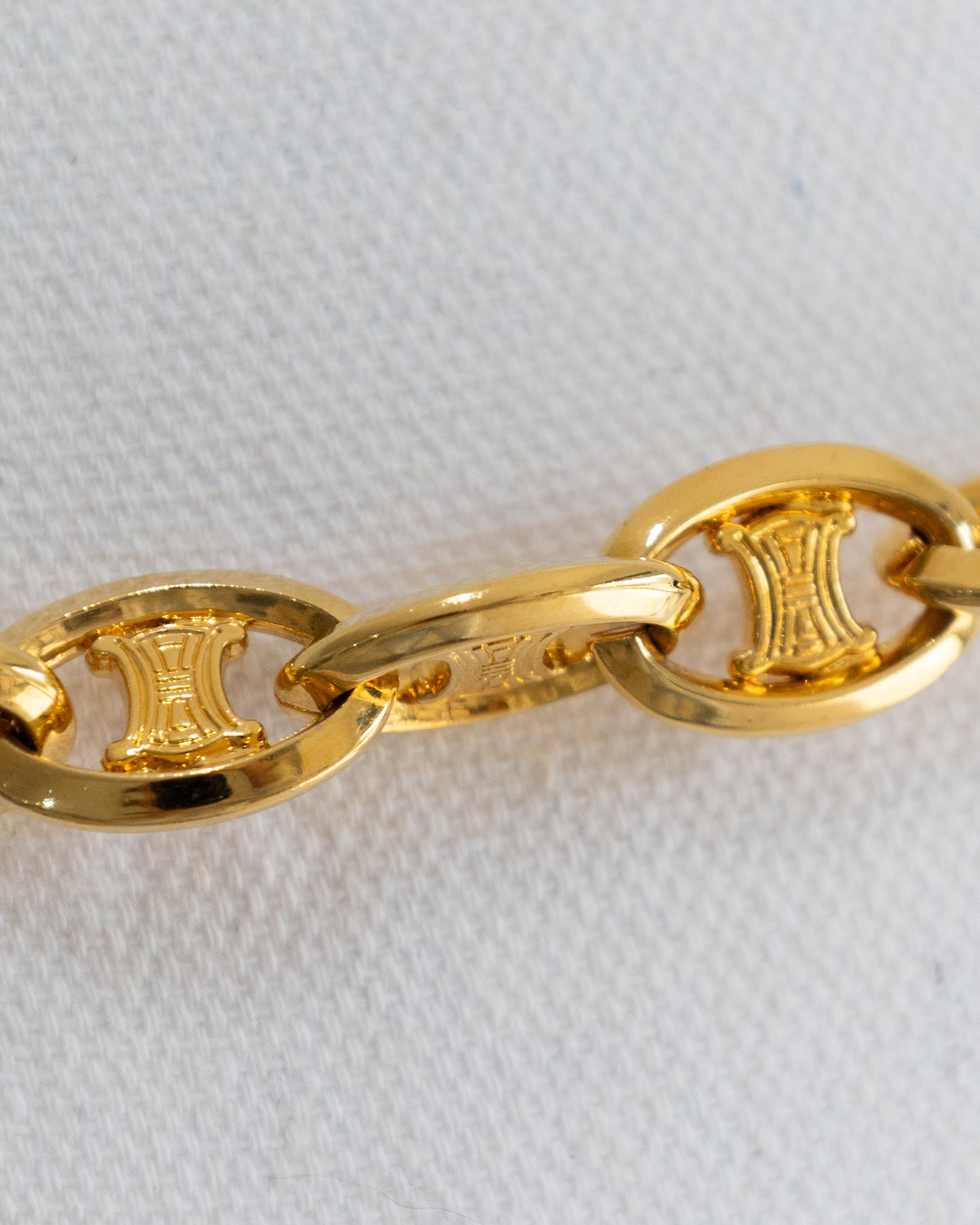CÉLINE Drop Chain Belt Vintage