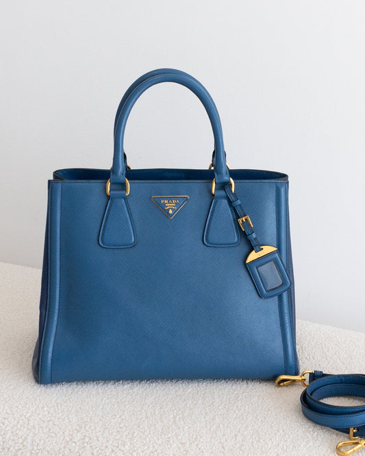 PRADA Bicolor Saffiano Lux
