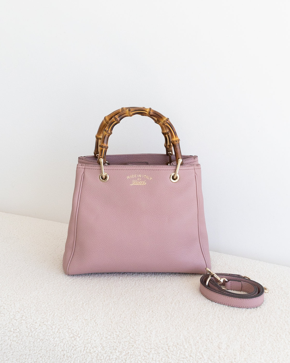 GUCCI Bamboo Shopper Small