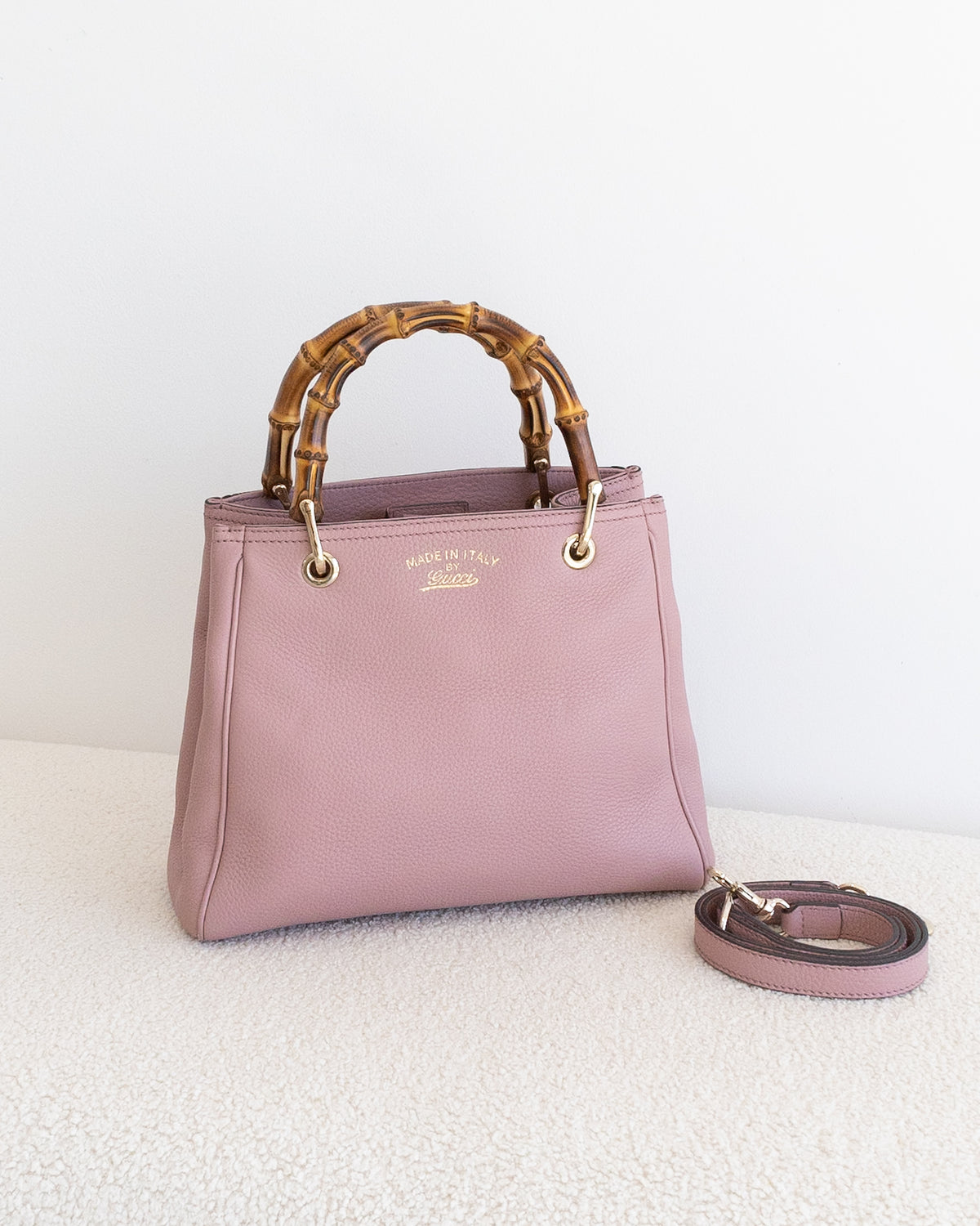 GUCCI Bamboo Shopper Small