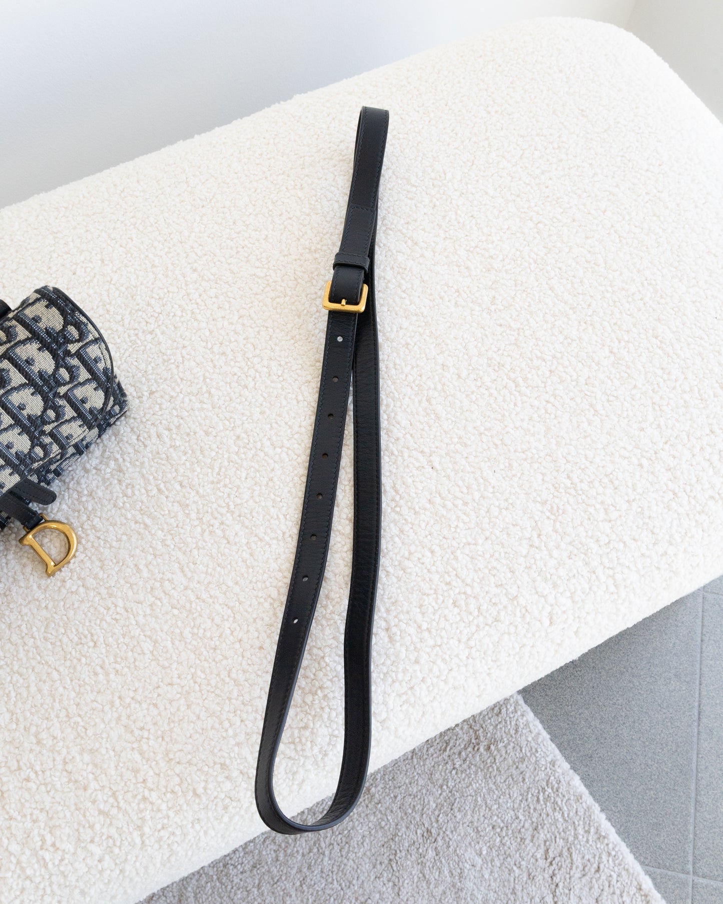 CHRISTIAN DIOR Saddle Belt Bag