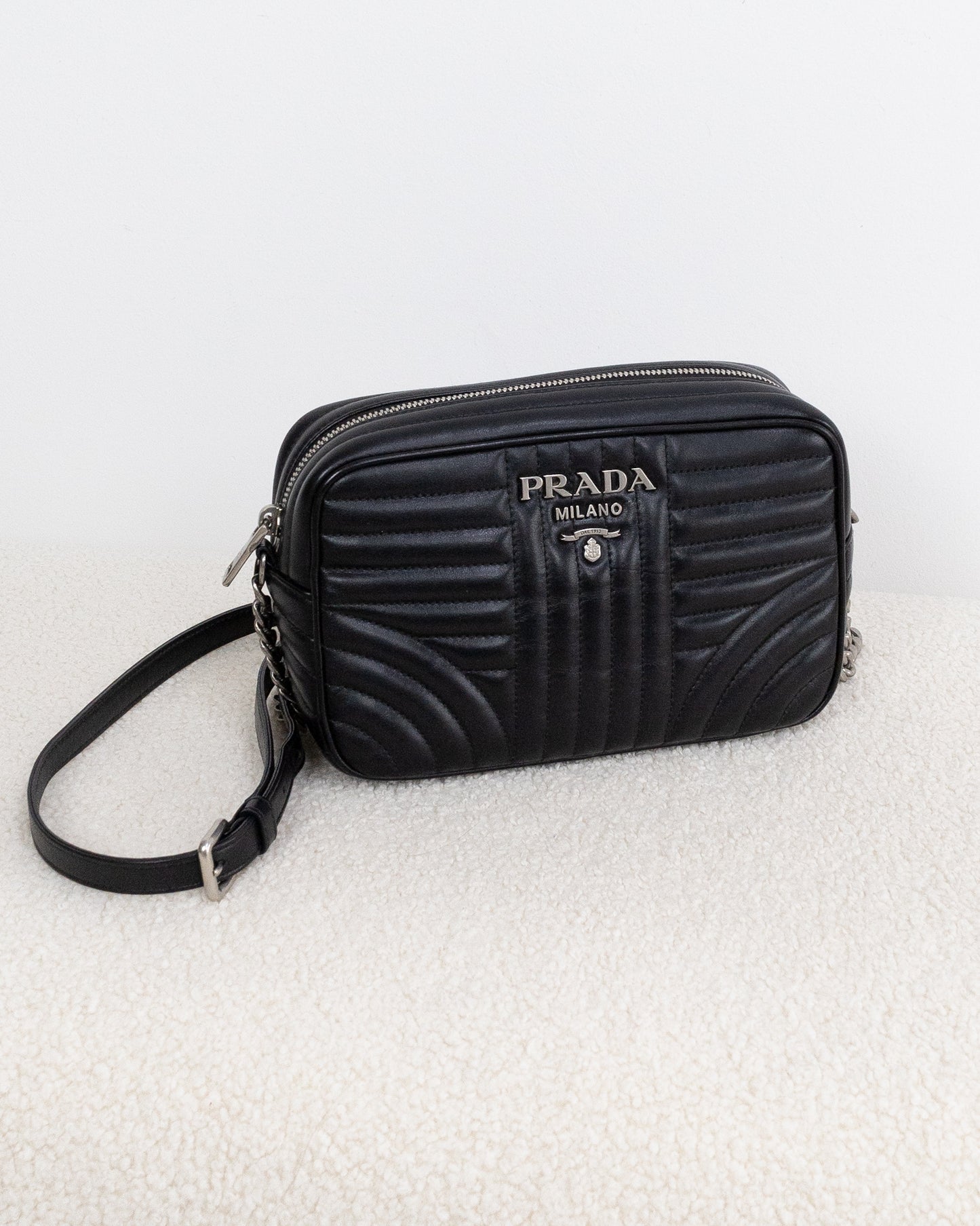 PRADA Diagramme Camera Bag