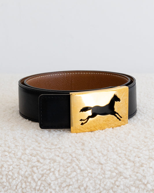 HERMÈS Horse Belt 65
